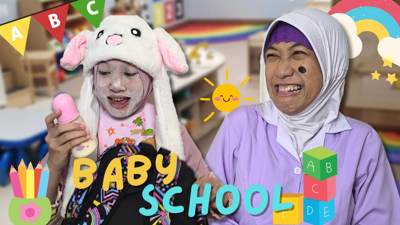 Baby Aqilla Nangis Kejer di Sekolah Ditemani Labubu - Encus Jadi Tung Tung Sahur 🤣 Drama Parodi