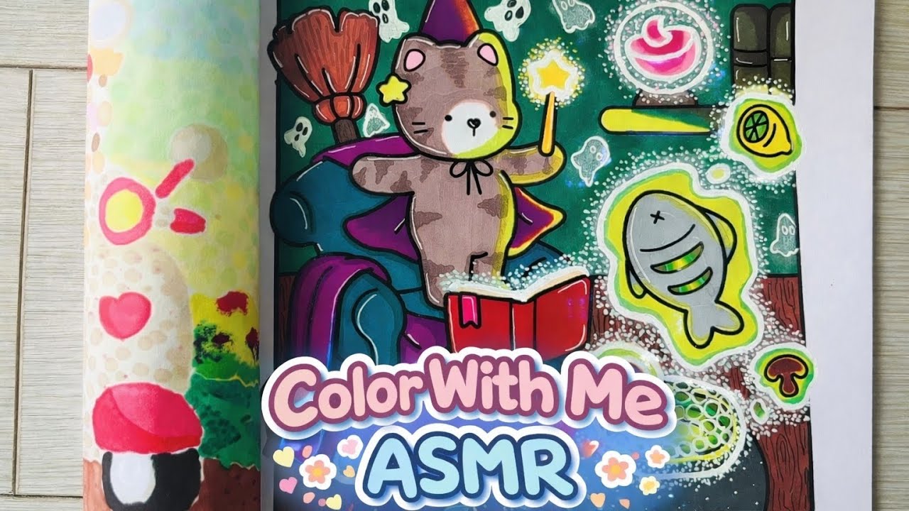 Color With Me ASMR | Little Friends 