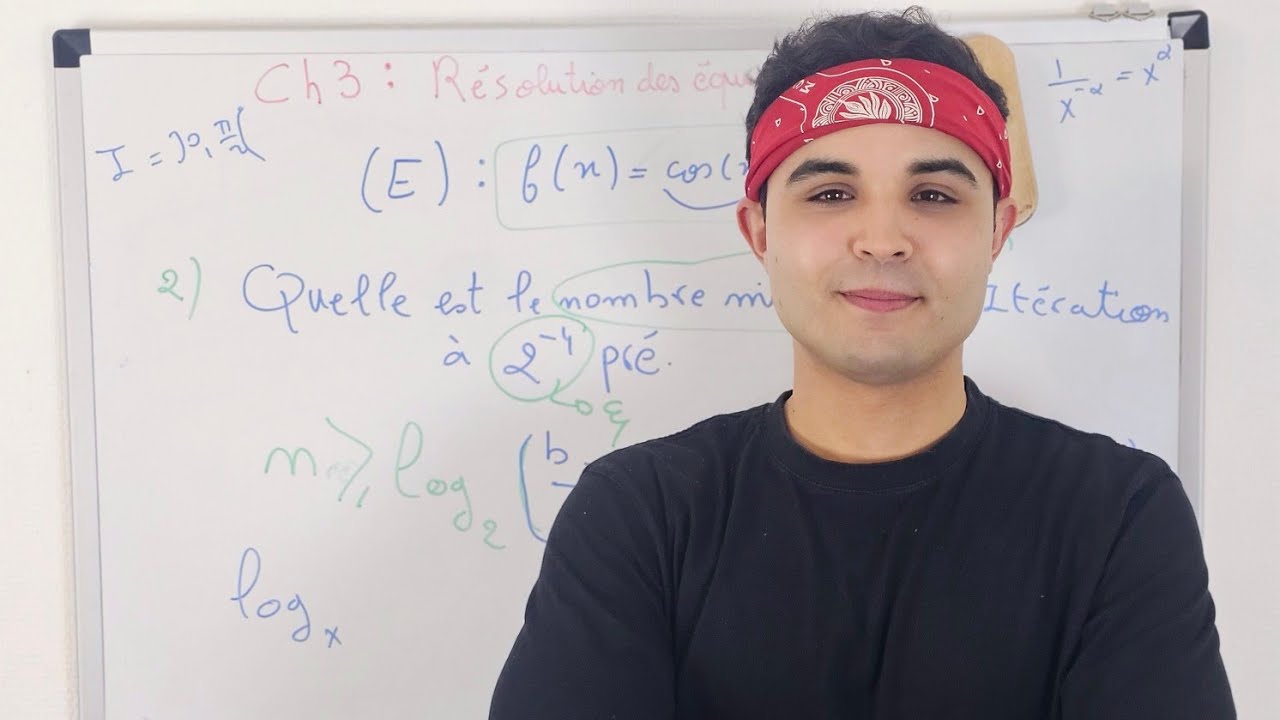 Rèsolution des équations non linéaires avec la dichotomie Partie 2