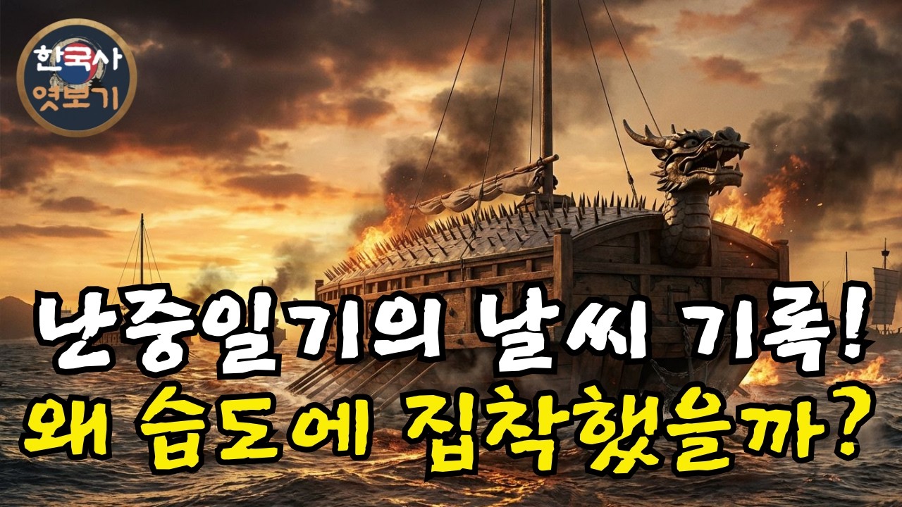 [한국사] 이순신과 거북선: 고뇌와 혁신의 이면 | 날씨와 습도에 집착 | 난중일기