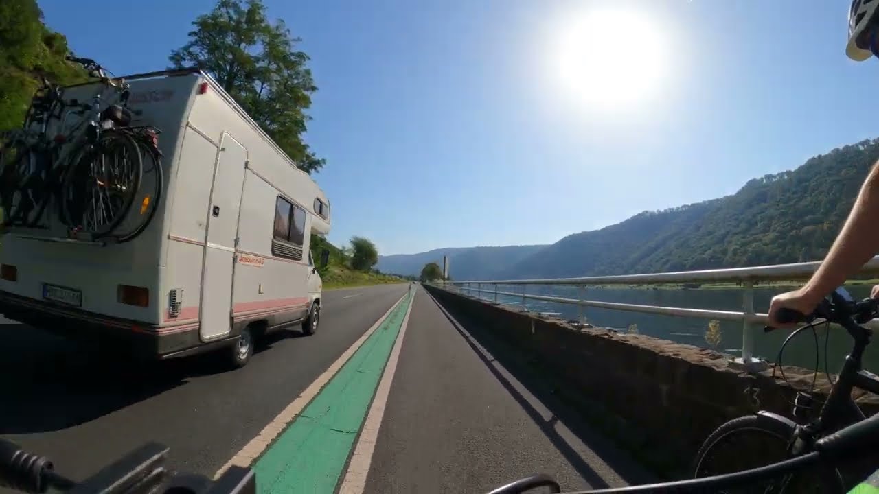Treis-Karden Mosel - Mosel Fahrradtour 🇩🇪 Germany || 4K Video Tour of  CYCLING in Germany  🚲
