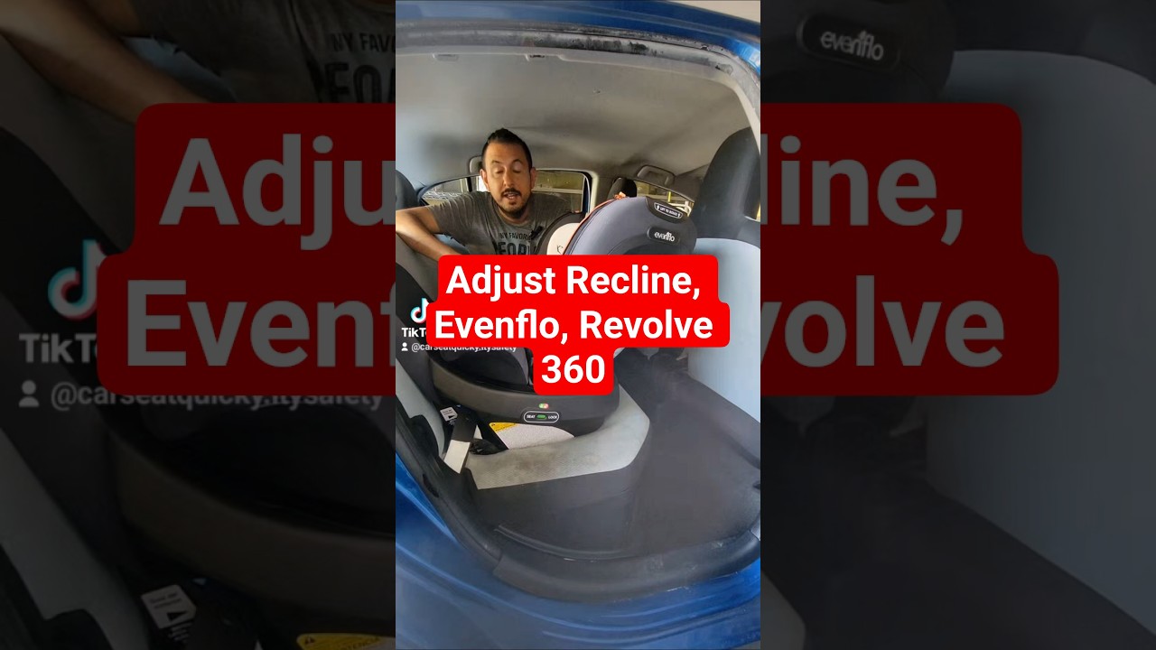 Отрегулируйте откидную спинку, Evenflo, поверните на 360 градусов