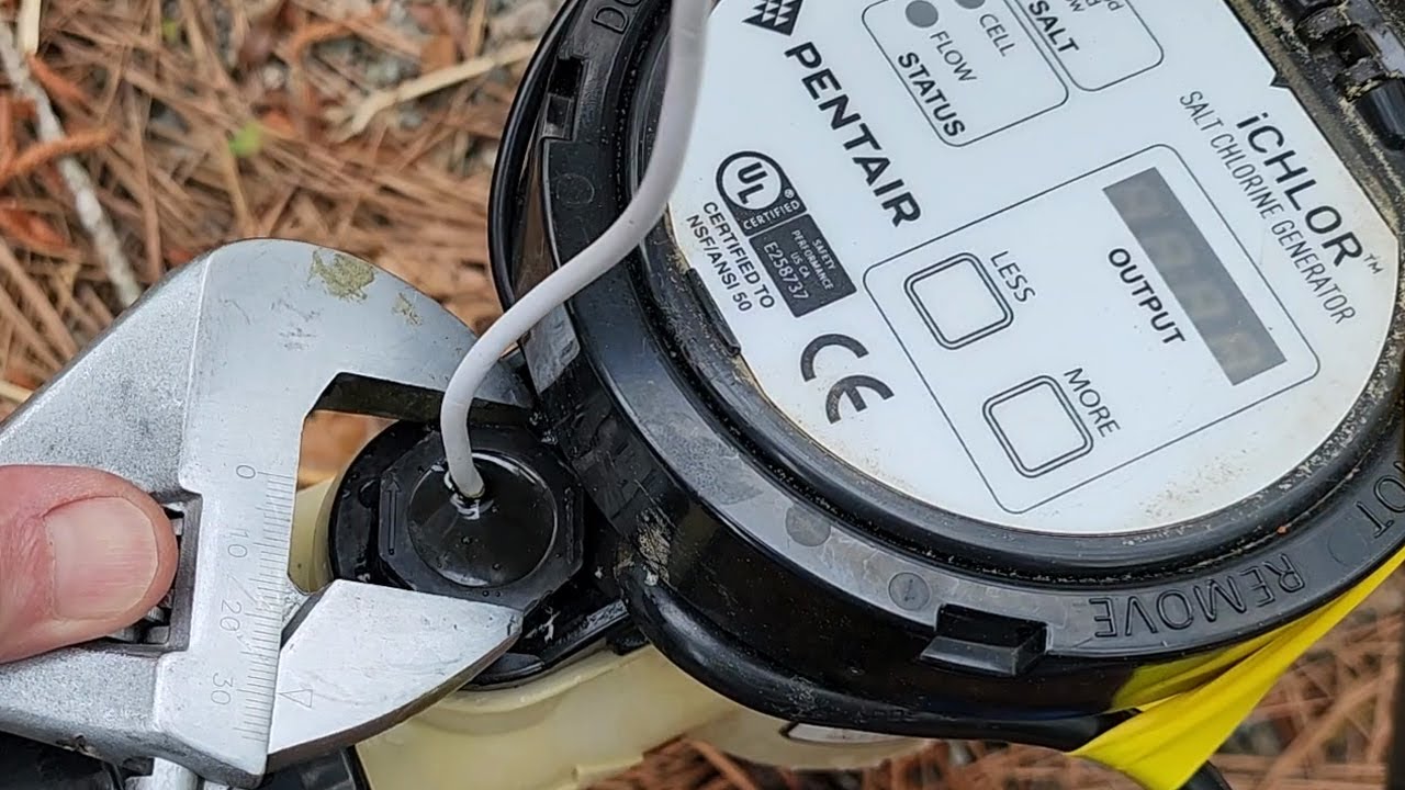 Replacing the Flow Temperature Sensor in the Pentair iChlor 30 Salt Chlorine Generator