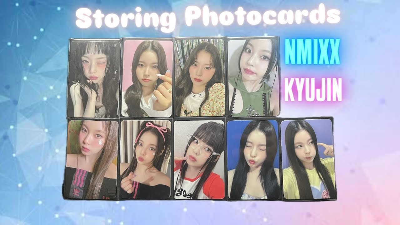 Storing Photocards- NMIXX KYUJIN