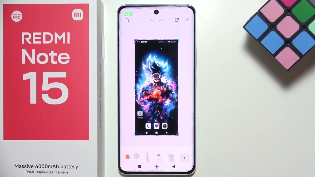 Redmi Note 15: Как сделать скриншот жестом