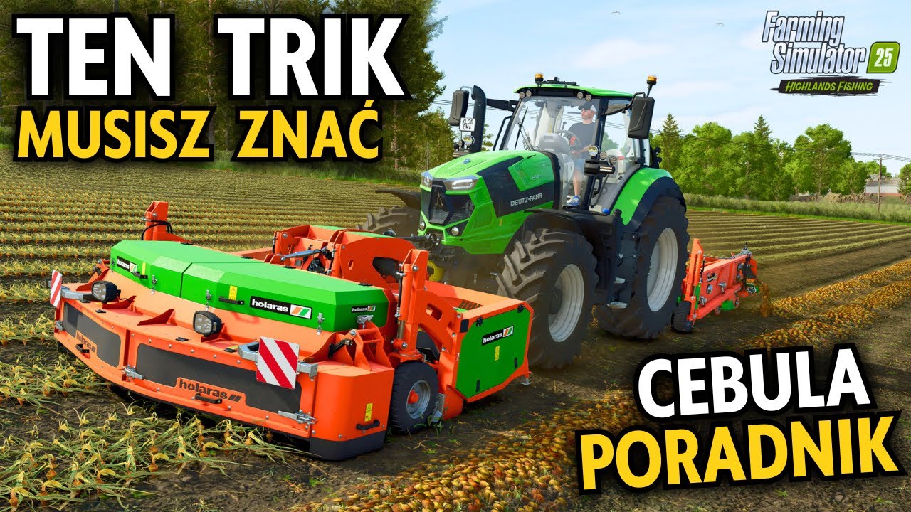 NOWA ULUBIONA ROŚLINA? 🧅 JAK UPRAWIAĆ CEBULĘ W FARMING SIMULATOR 25 🔥 PORADNIK