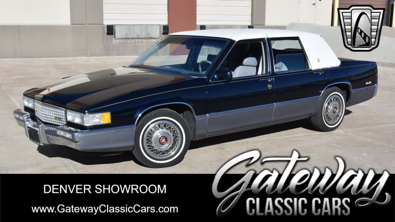 1434-DEN 1990 Cadillac Deville Gold  Gateway Classic Cars of Denver