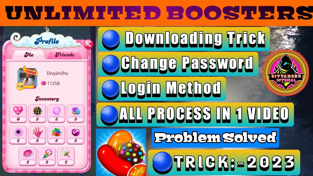 How to get unlimited boosters and moves in Candy Crush Saga 2023|| how to hack candy crush saga