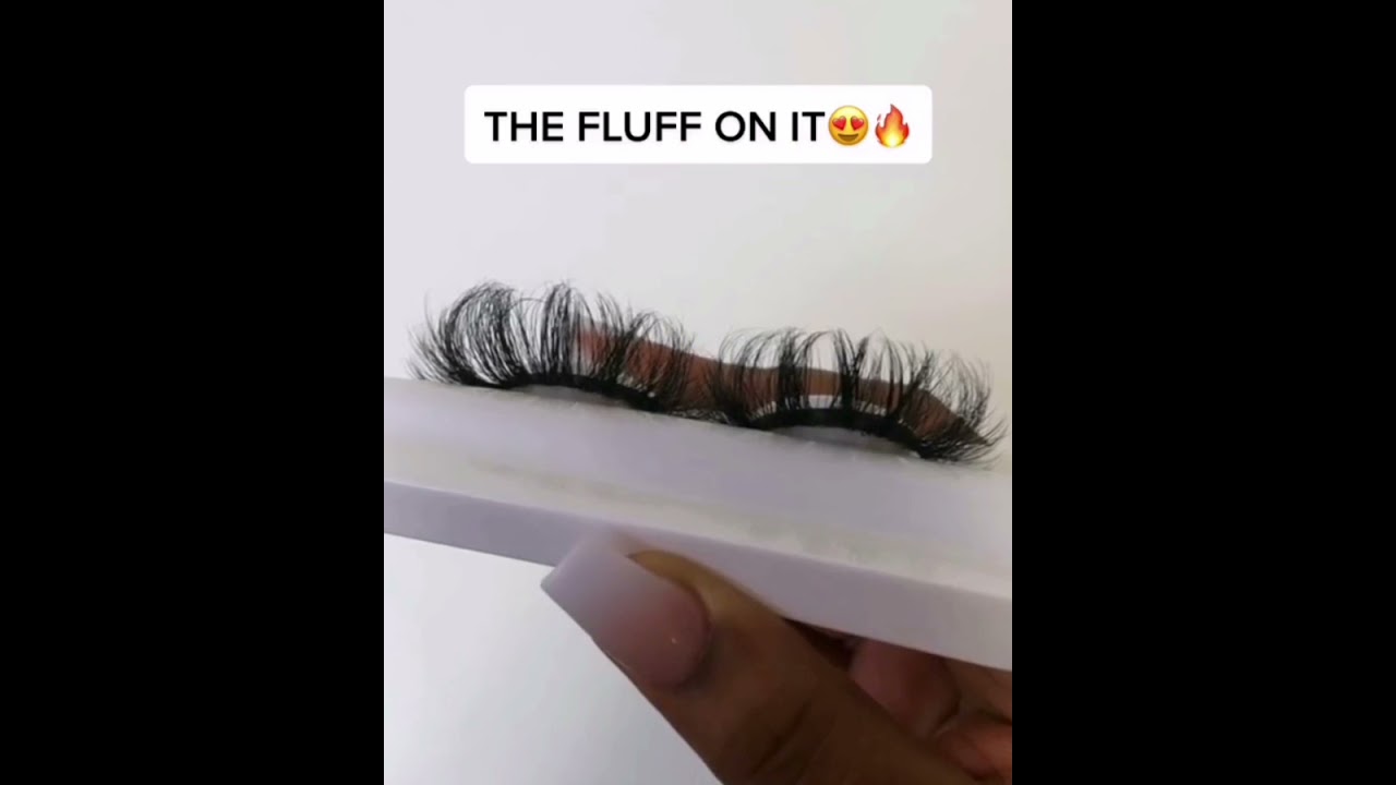 Glam Fluffy Lashes Wholesale Best Lashes Vendor Fr China 6D Cruelty Free Mink Lashes 