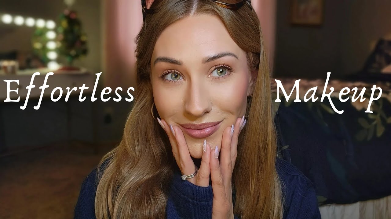 ASMR | My Everyday Simple & Effortless Makeup *Get Ready With Me* w/ Gum Chewing 🩷