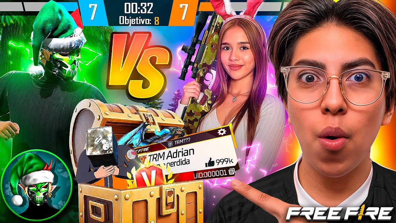 YIZARO vs LA REYNA del FRANCO x MI CUENTA de FREE FIRE 😱