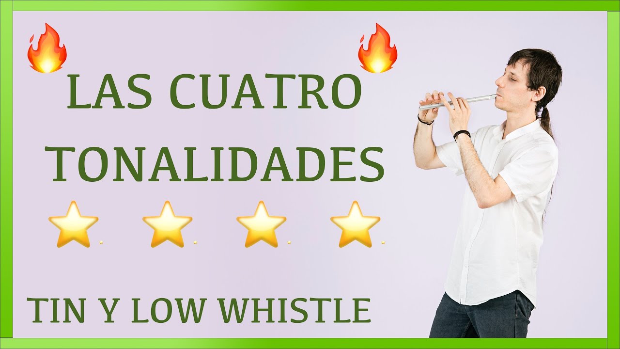 🔥Las 4 🎶ESCALAS🎶 para aprender a tocar 🍀TIN WHISTLE🍀 (o el low whistle)☀️[TUTORIAL]☀️