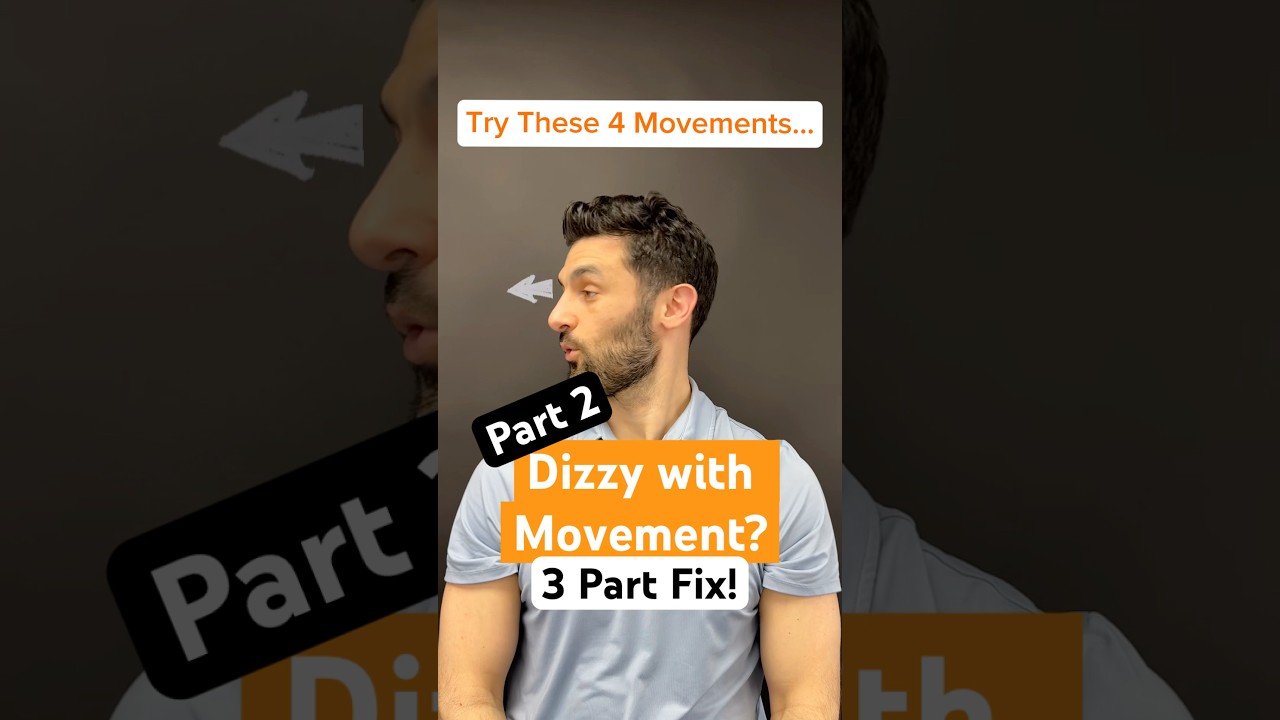 Part 2 - Dizziness with Head Turns&hellip; Try these movements!!! #vertigo #dizziness