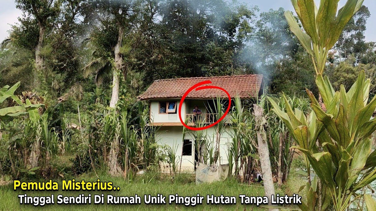 Bikin Kaget.. Jumpa Seorang Pemuda Misterius Tinggal Sendiri di Rumah Unik Pinggir Hutan