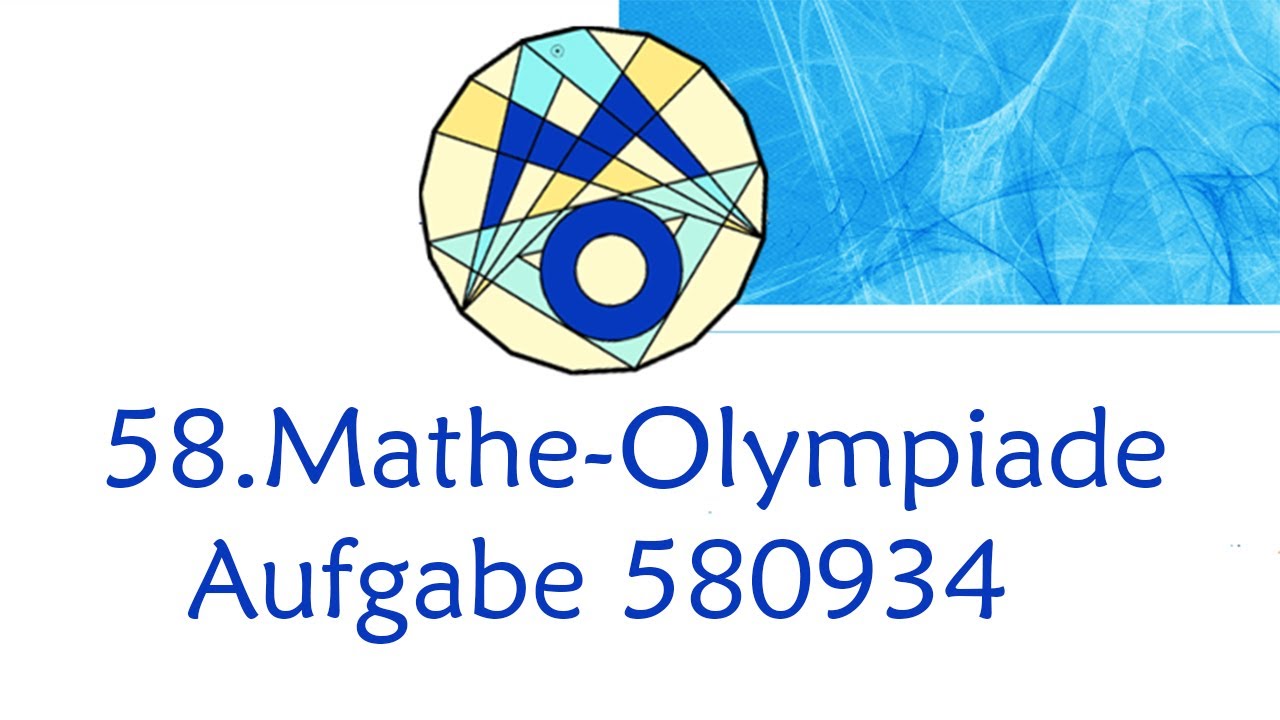Mathematik-Olympiade 580934 (analytisch)