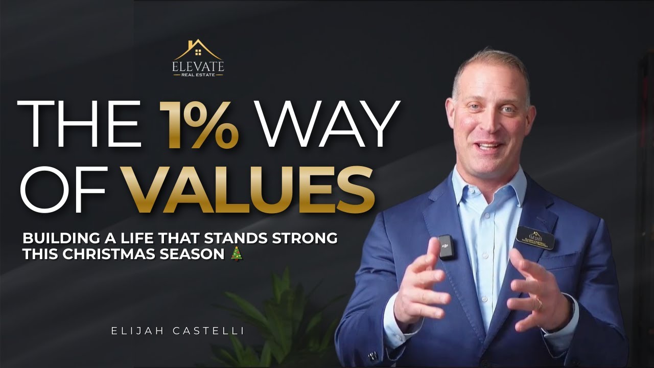 Your Life Already Shows What You Value - check out the 1% way of Values!!