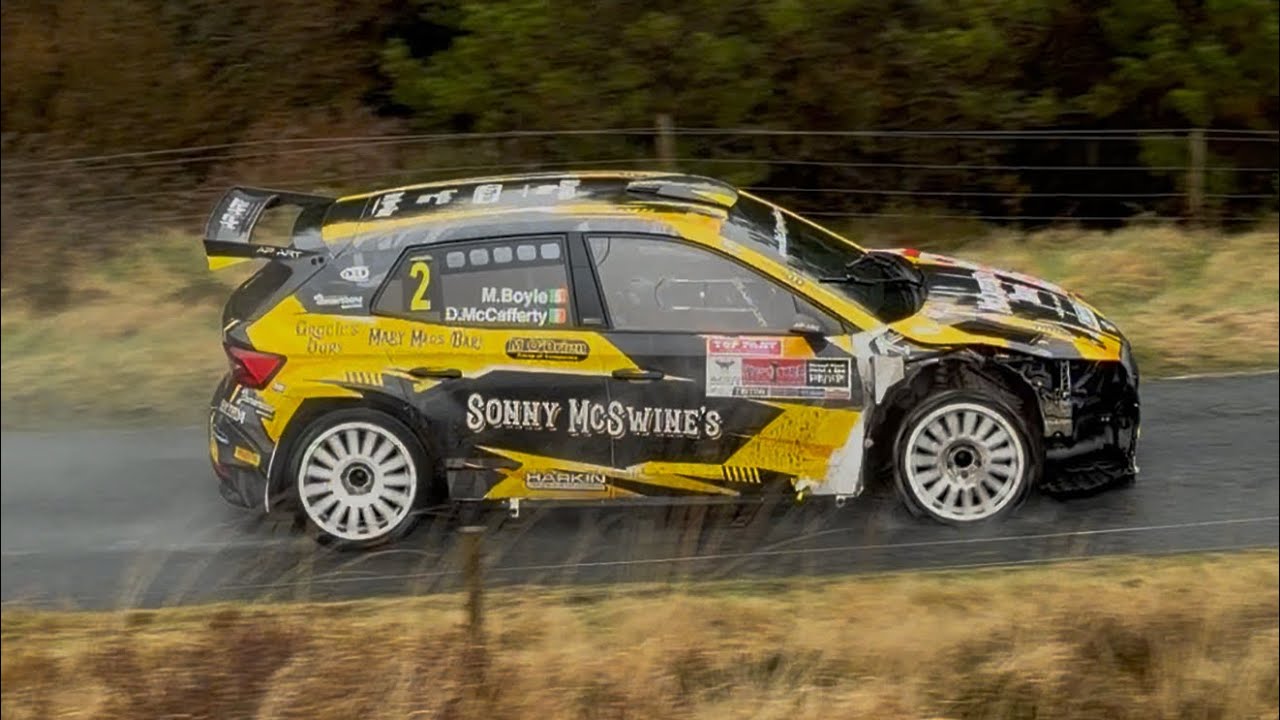 Mayo Stages Rally 2026. Rain, Rain and a few rally cars. 