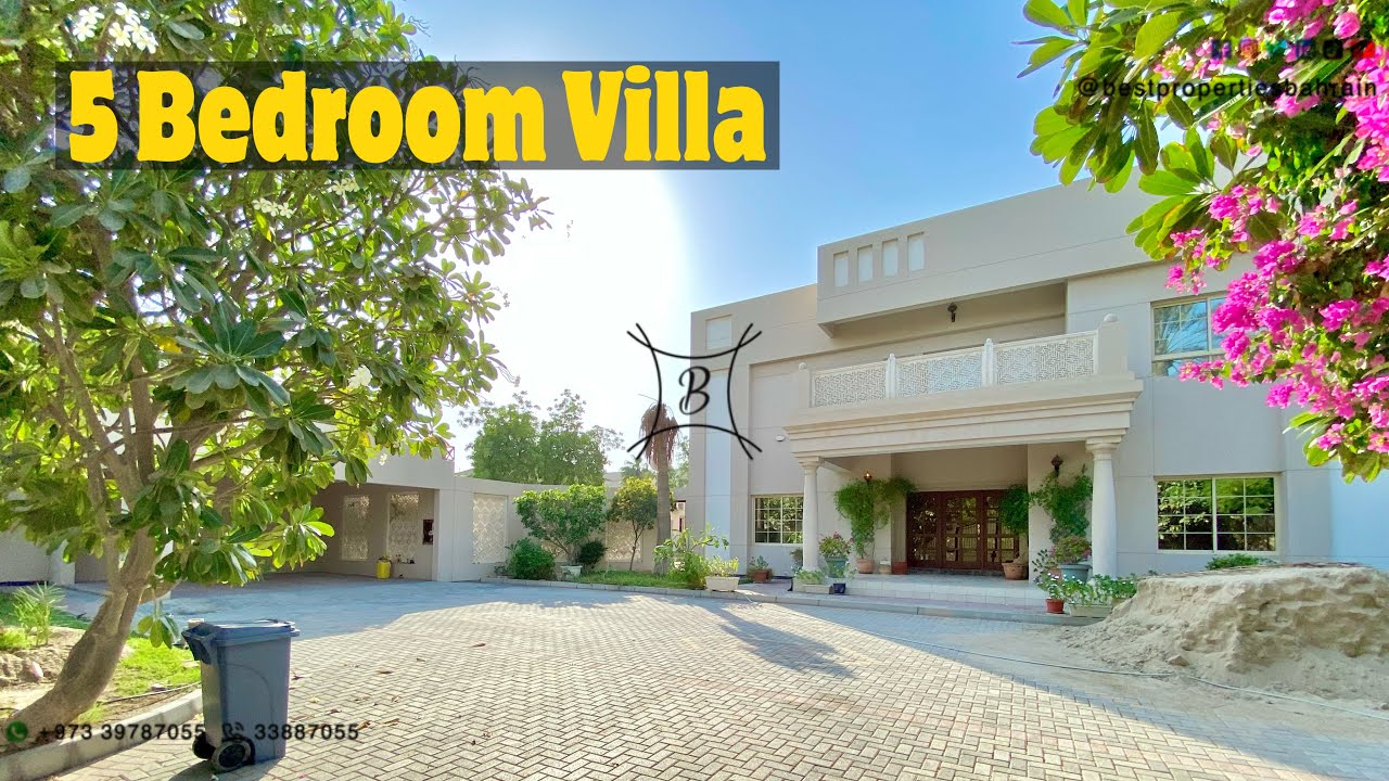 Majestic Luxury 5 Bedroom Villa with Private Pool and Lush Garden - Janabiya, Bahrain