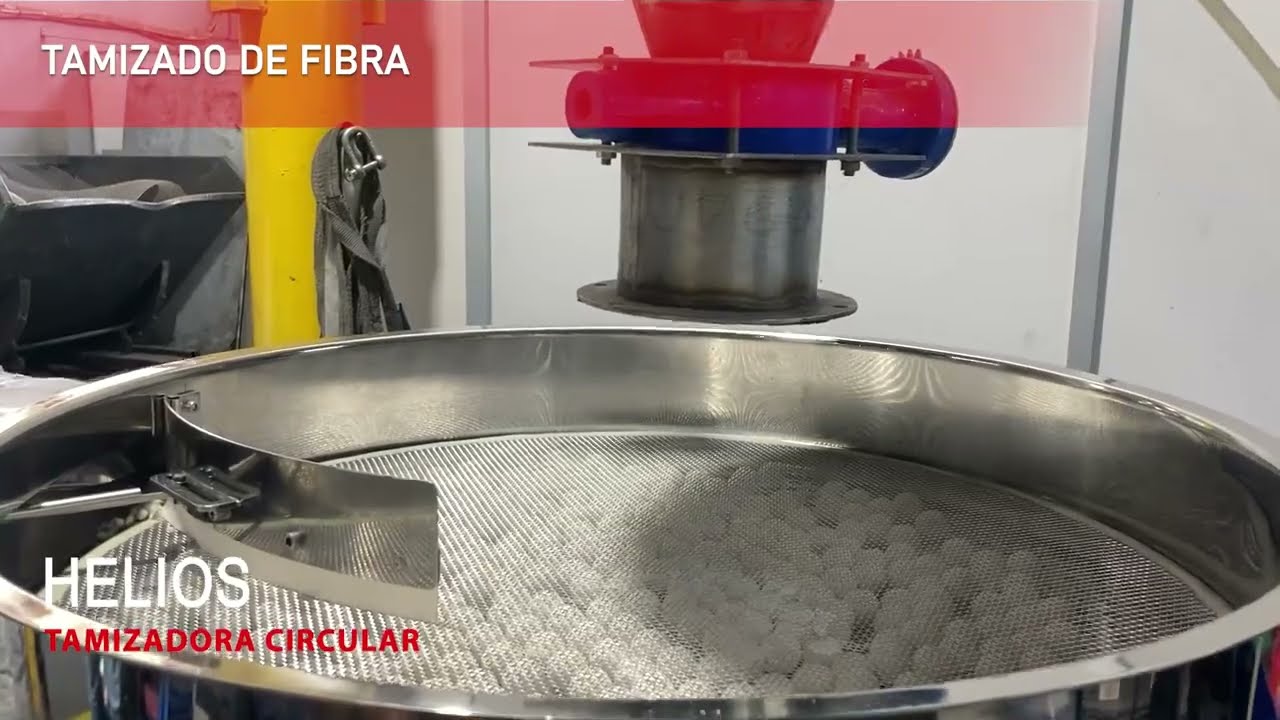 HELIOS - Ensayo tamizado de fibra / fibre sieving | Filtra Vibración