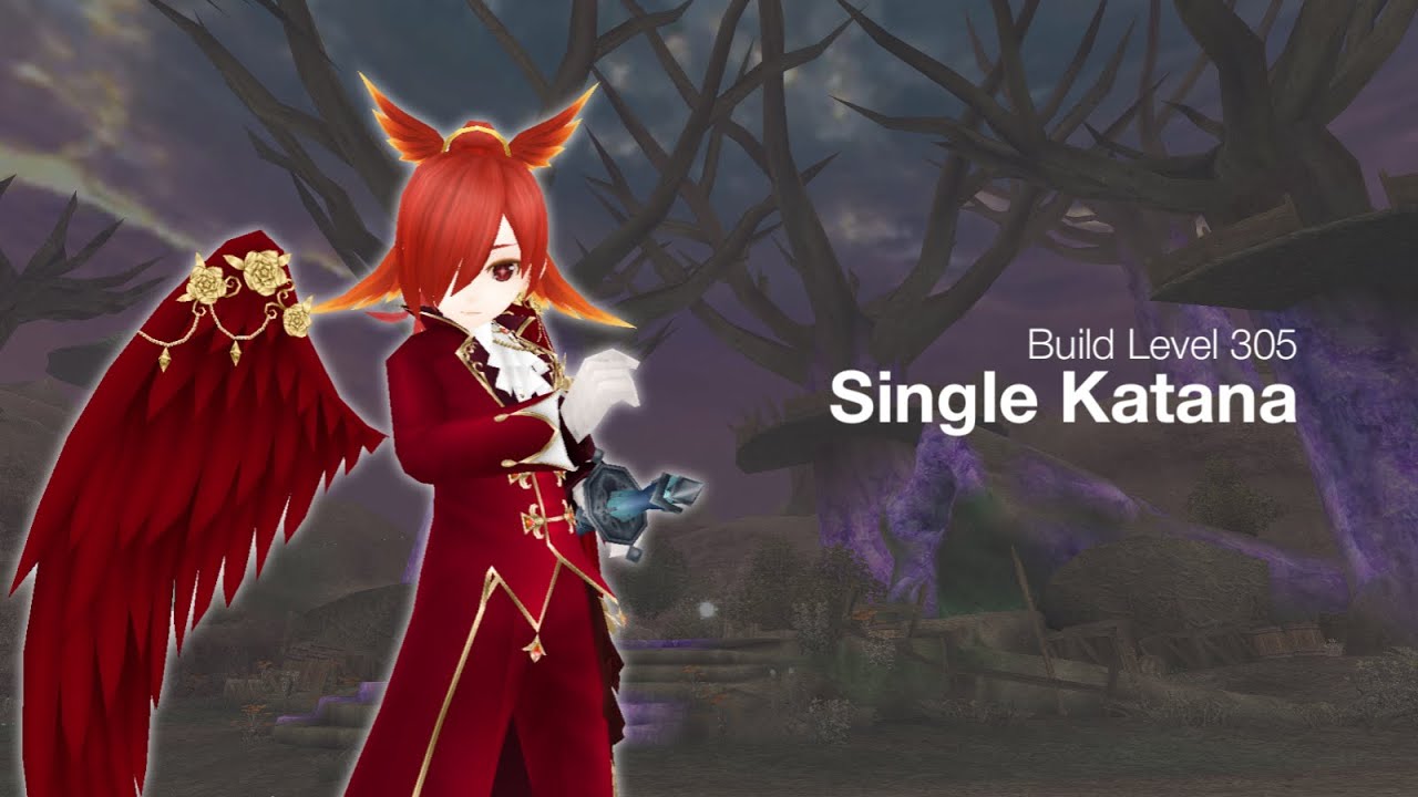 STR DEX Single Katana Build Level 305 (Оружие 10-й годовщины) - Toram Online