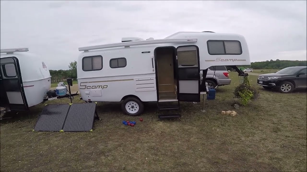 Ралли-тур Scamp 2024. Прицепы Scamp длиной 13, 16 и 19 футов.