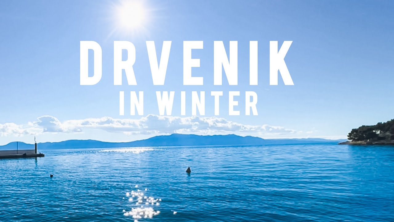 Driving Into Drvenik in Winter | Quiet Coastal Life in Croatia 
