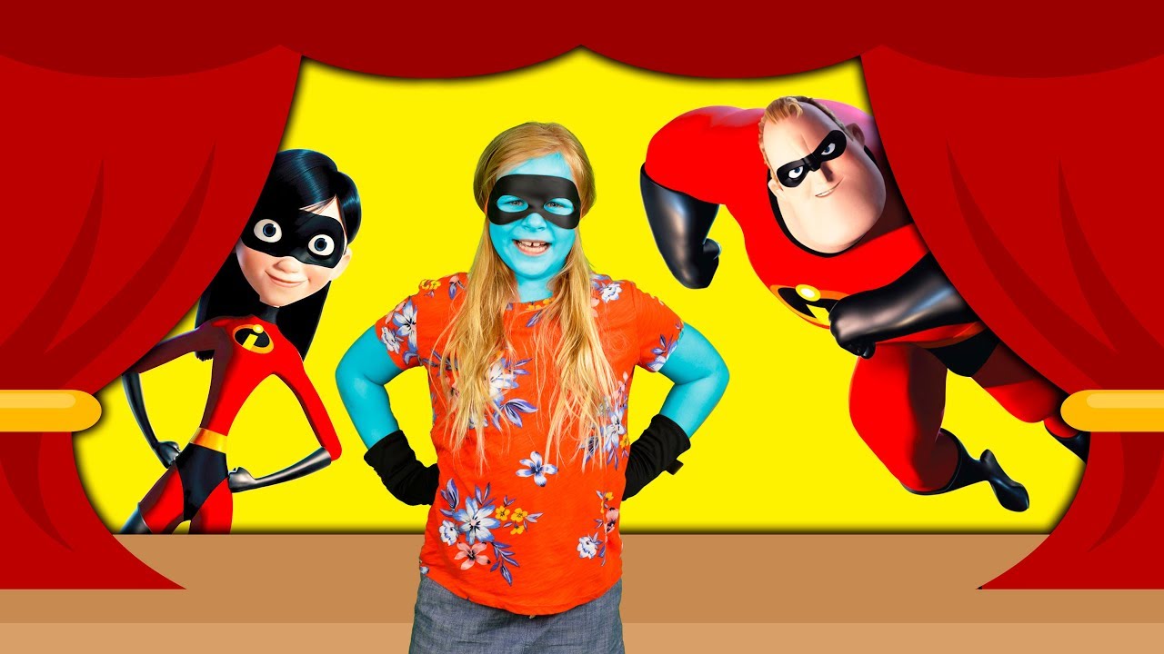 The Incredibles Super Hero tryout with the Assistant and Vampirina and PJ Masks