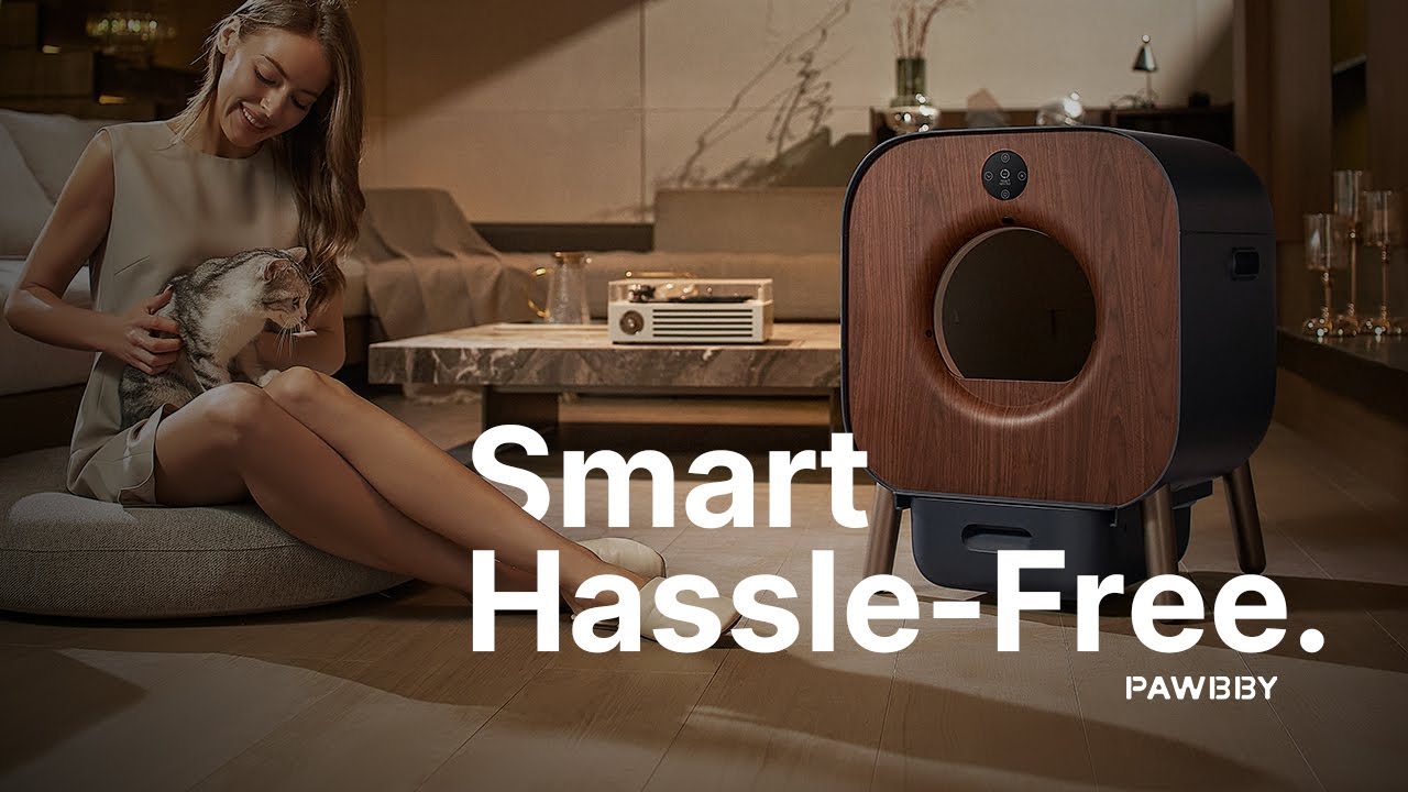 PAWBBY Self-Cleaning Cat Litter Box | Smart, Hassle-Free & Utterly Stunning!