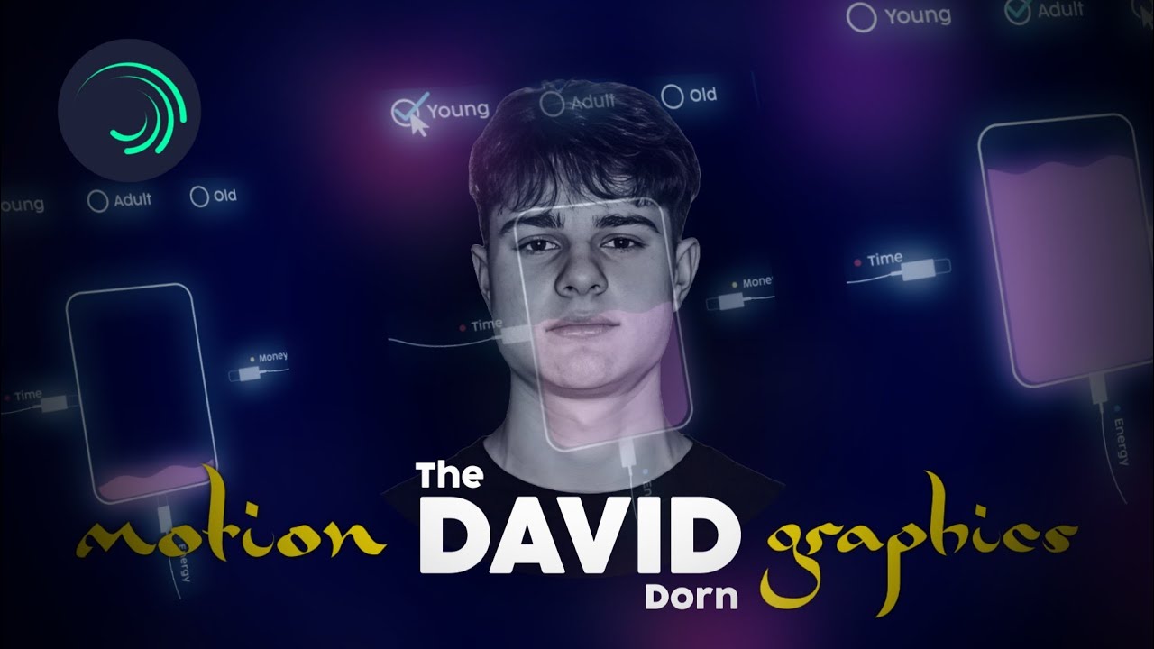 Create Motion Graphics Like The David Dorn in Mobile - Create Motion Graphics in Alight Motion