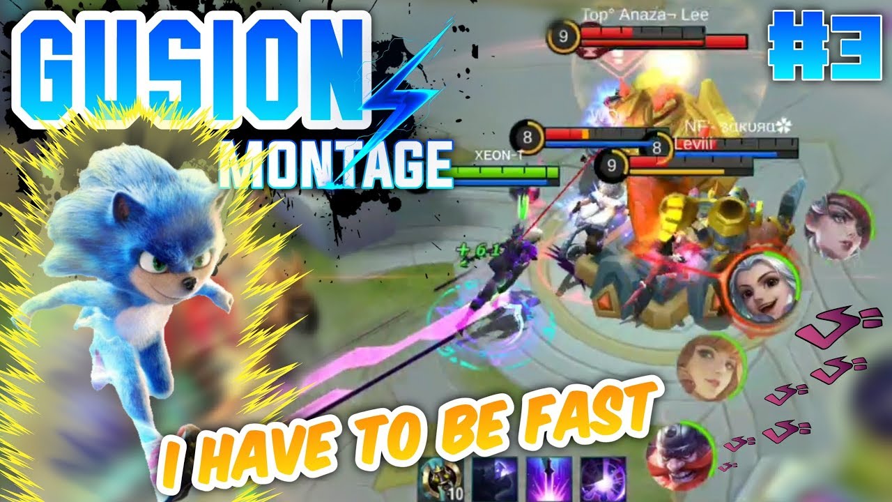 GUSION MONTAGE EPS. 03 I HAVE TO BE FASTER | XEON-T | MOBILE LEGENDS