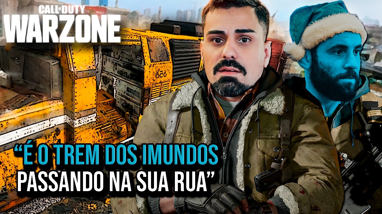 TREM QUASE NOS DEU A VITORIA NO BATTLE ROYAL | COD: Warzone dos imundos!