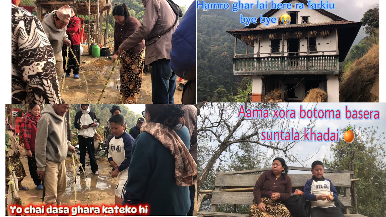 La hami chai tumba ko kam sakera sabai gau dhulera ni ghar aaipugim🏠❤️