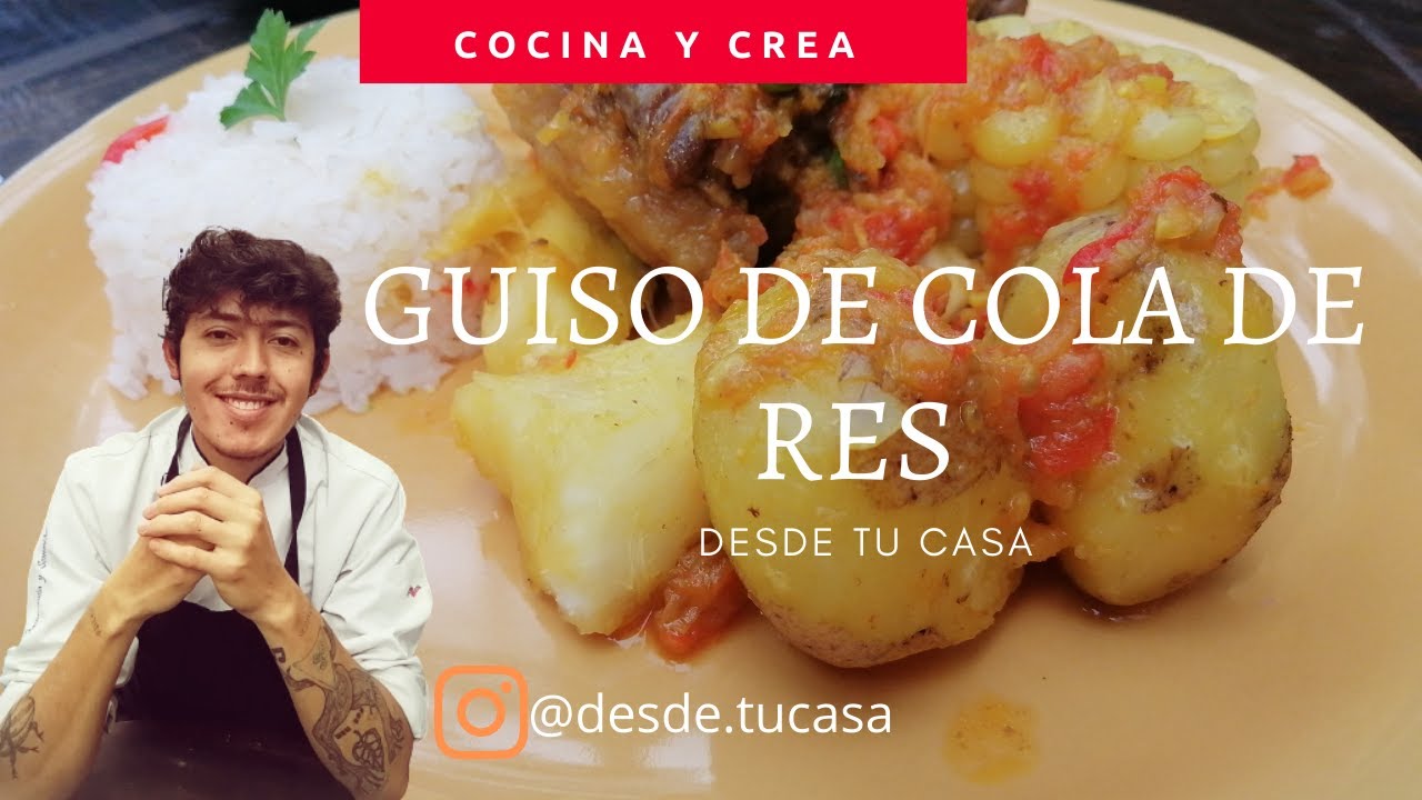 guiso de cola de res 🍖receta Colombiana 🇨🇴👌 fácil y rapido Desde tu casa.