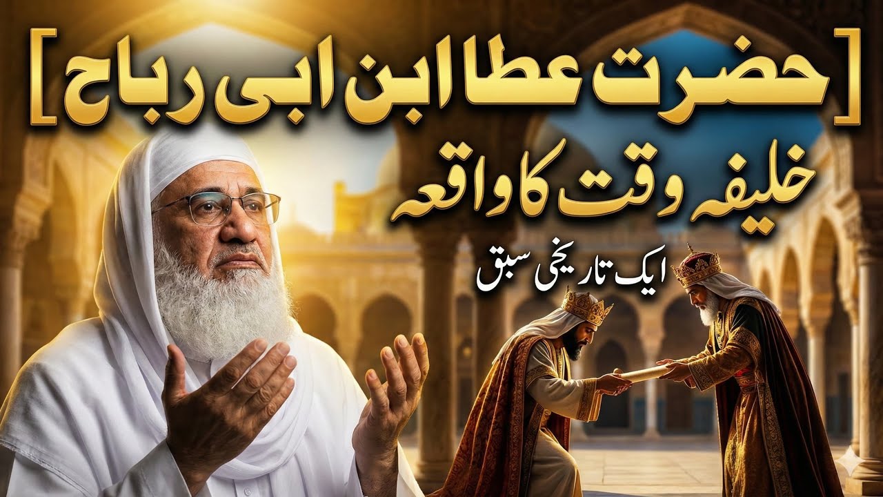 Hazrat Ata Ibn Abi Rabah aur Khalifa-e-Waqt ka Hairat Angaiz Waqia | Islami Waqiat Pashto