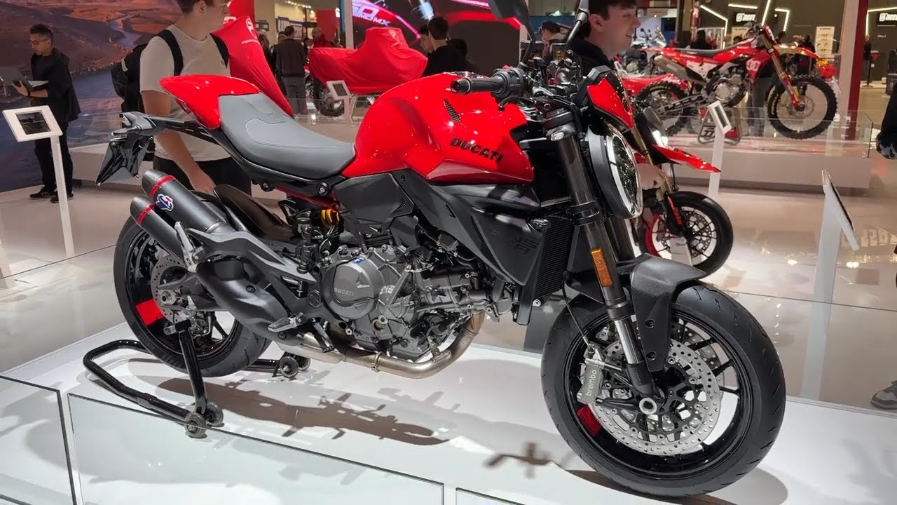 New Ducati Monster + (2026) &ndash; The 5th Gen is Here! | New 890cc V2 & Sound Walkaround