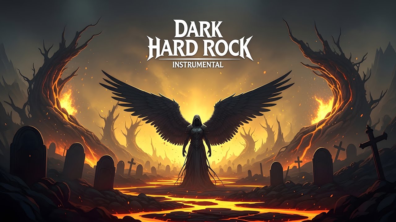 Hard Rock Instrumental Mix | Dark Heavy Guitar (No Vocals)