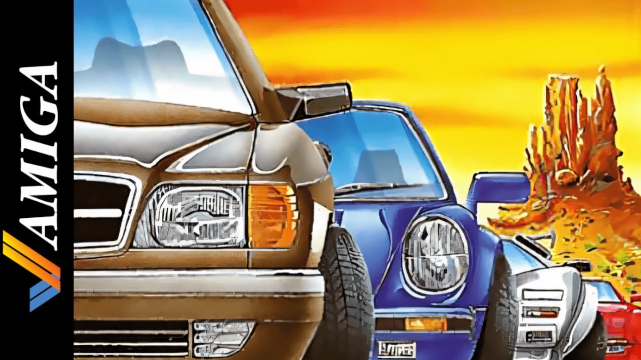 Crazy Cars (Amiga) Playthrough