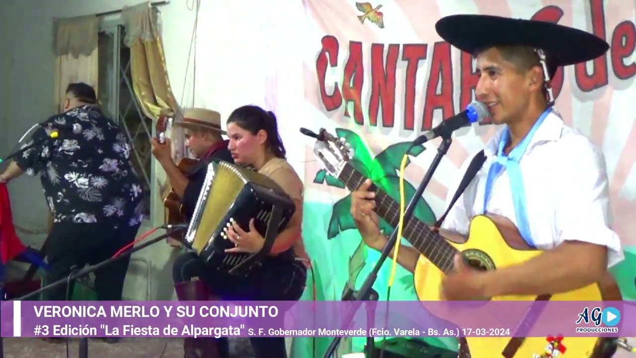 VERONICA MERLO y SU CONJUNTO | #3 FIESTA DE LA ALPARGATA | G. Monteverde - Fcio. Varela 17-03-2024👍