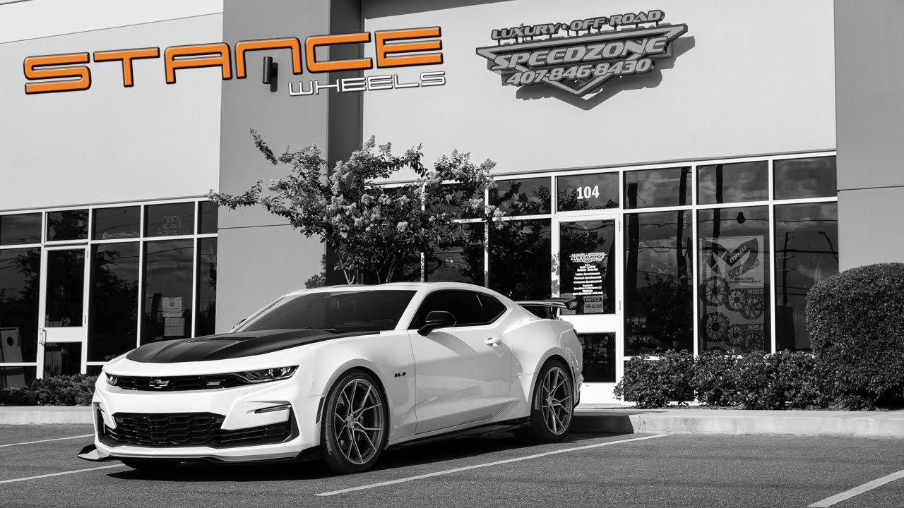 2021 Camaro SS 1LE GETS Stance Wheels