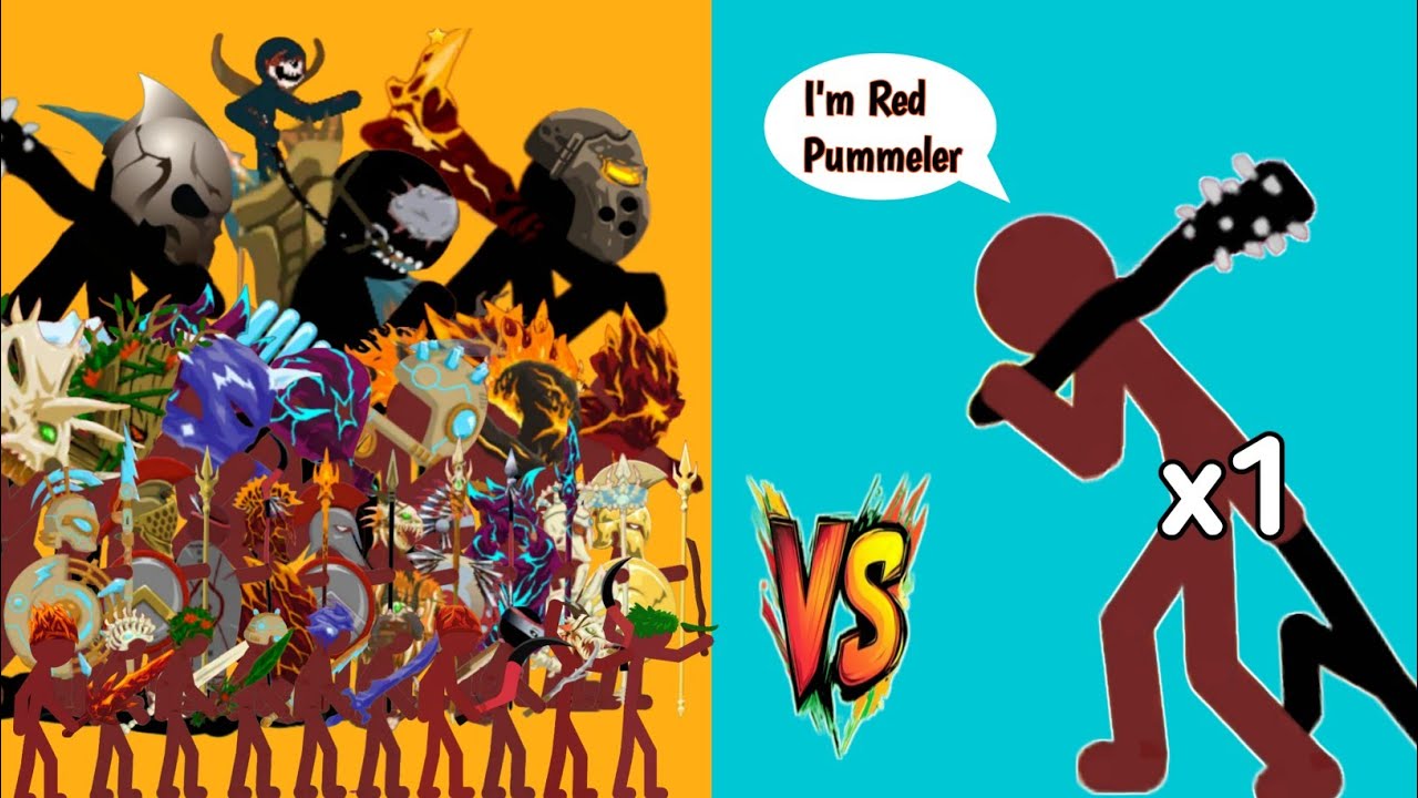 All Units Ranked: Weakest to Strongest vs RED PUMMELER || Ultimate Battle – Stick War Legacy