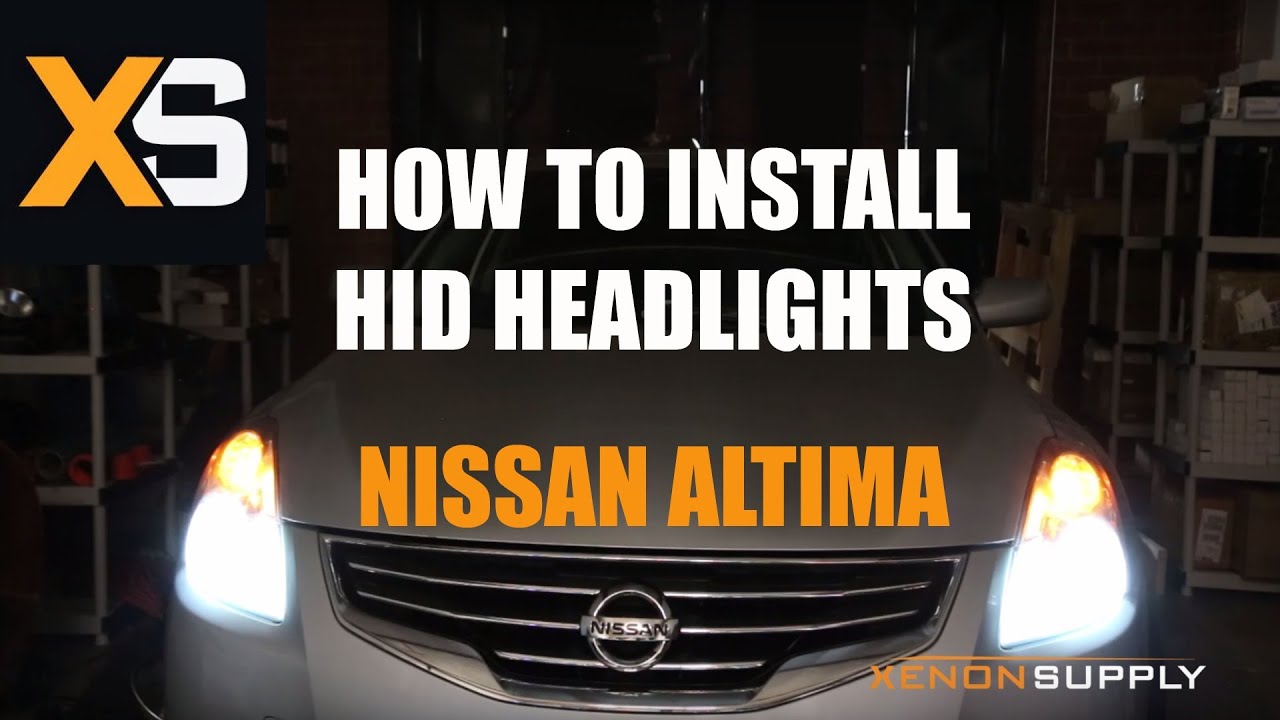 2011 Nissan Altima HID - How to Install HID Xenon Compatible with 2009+