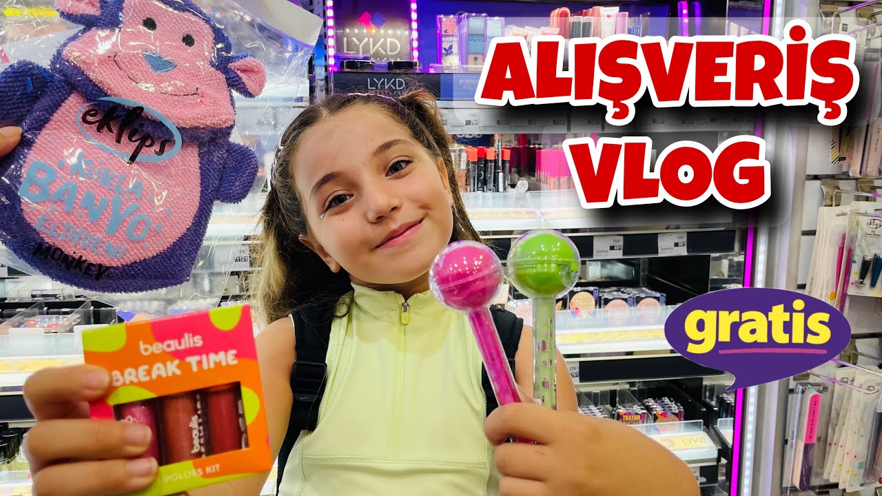 GRATİS ALIŞVERİŞ VLOG ! MAKYAJ ALIŞVERİŞ G&Uuml;N&Uuml; ! MAKEUP !!
