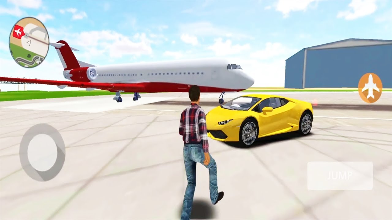 Yellow Lamborghini Car & Airplane Drive #3 – Go To Car Simulator | Android Gameplay HD