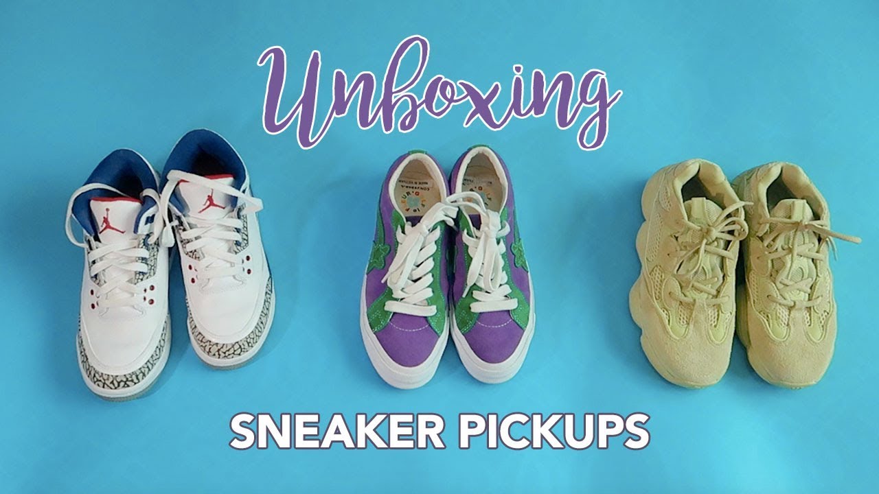 Unboxing Adidas Yeezy 500, Golf Le Fleur x Converse, Jordan 3