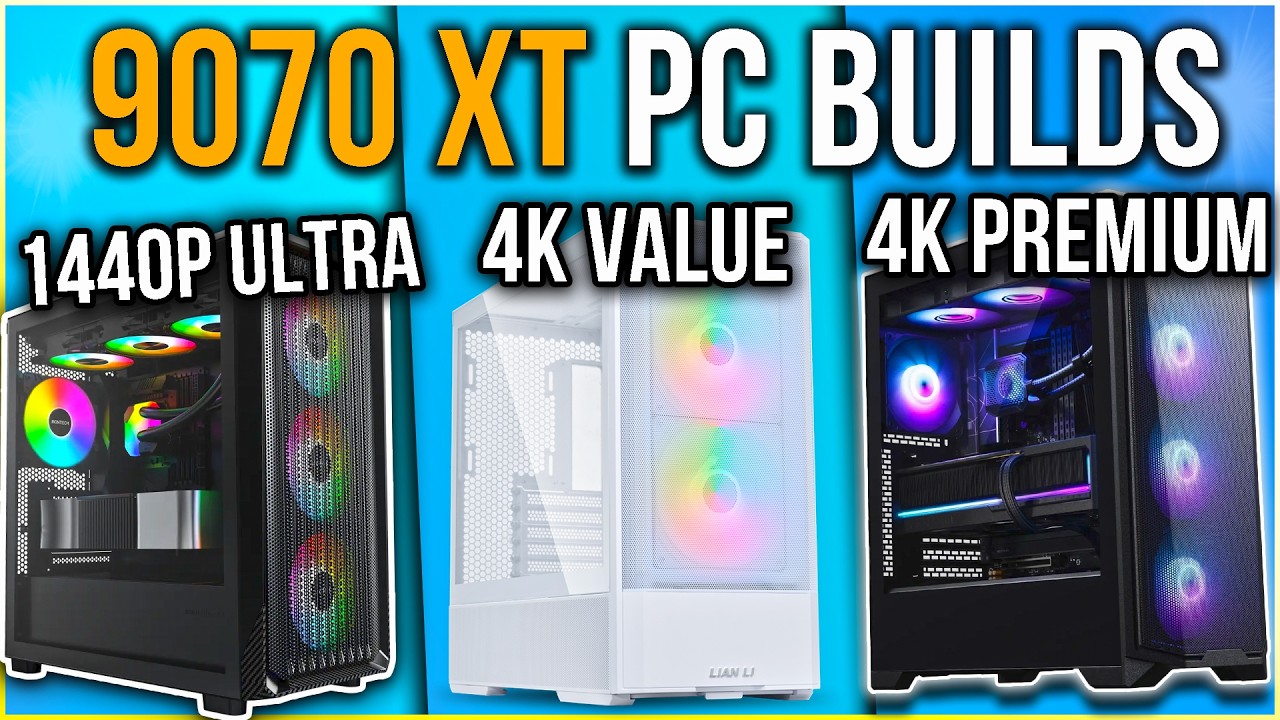 🔥Сборки ПК с RX 9070 XT!🔥Лучшие ПК с AMD RX 9070 XT в ноябре 2025 года!