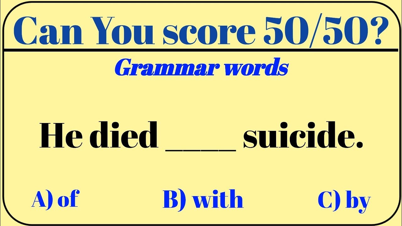 INSANE English Grammar Challenge | GK IQ QuizThink your English grammar is stron                    