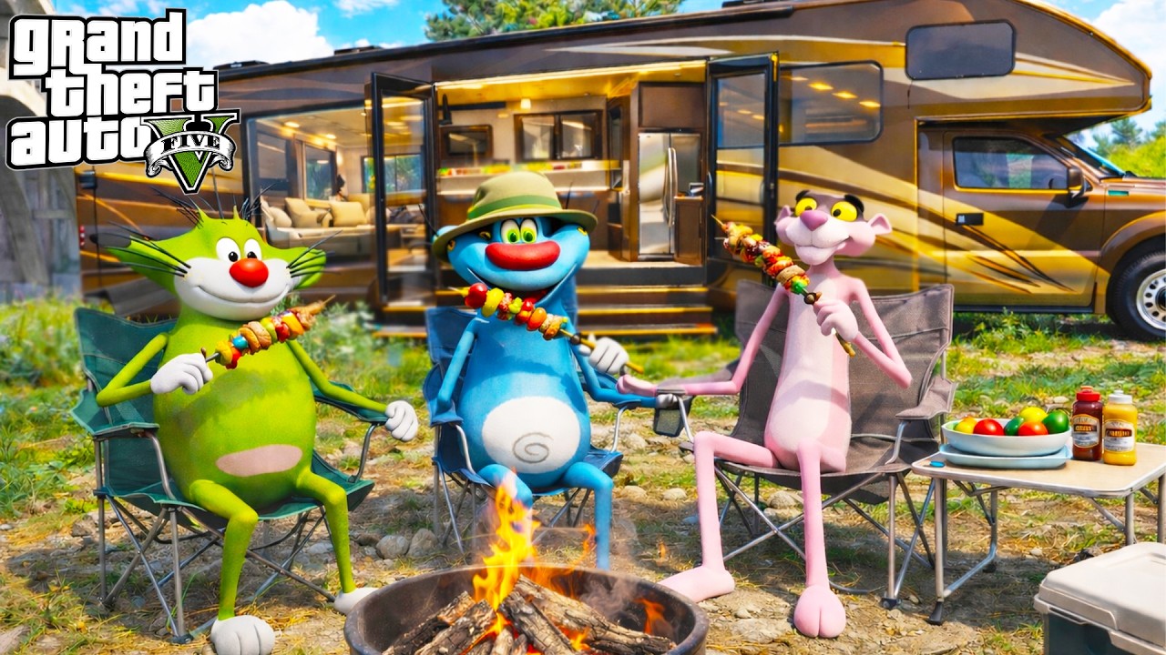 OGGY And JACK Try Buying The Most Luxurious Bus Ever in GTA 5 !