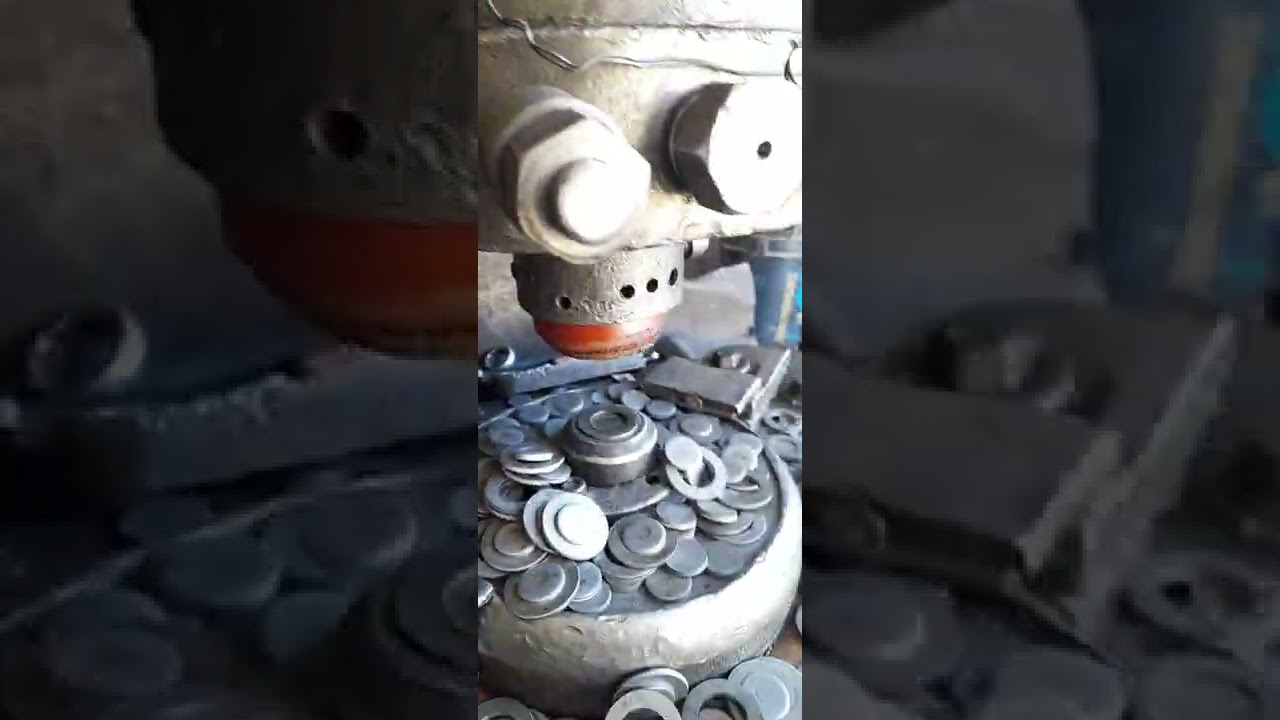 produção de arruela.