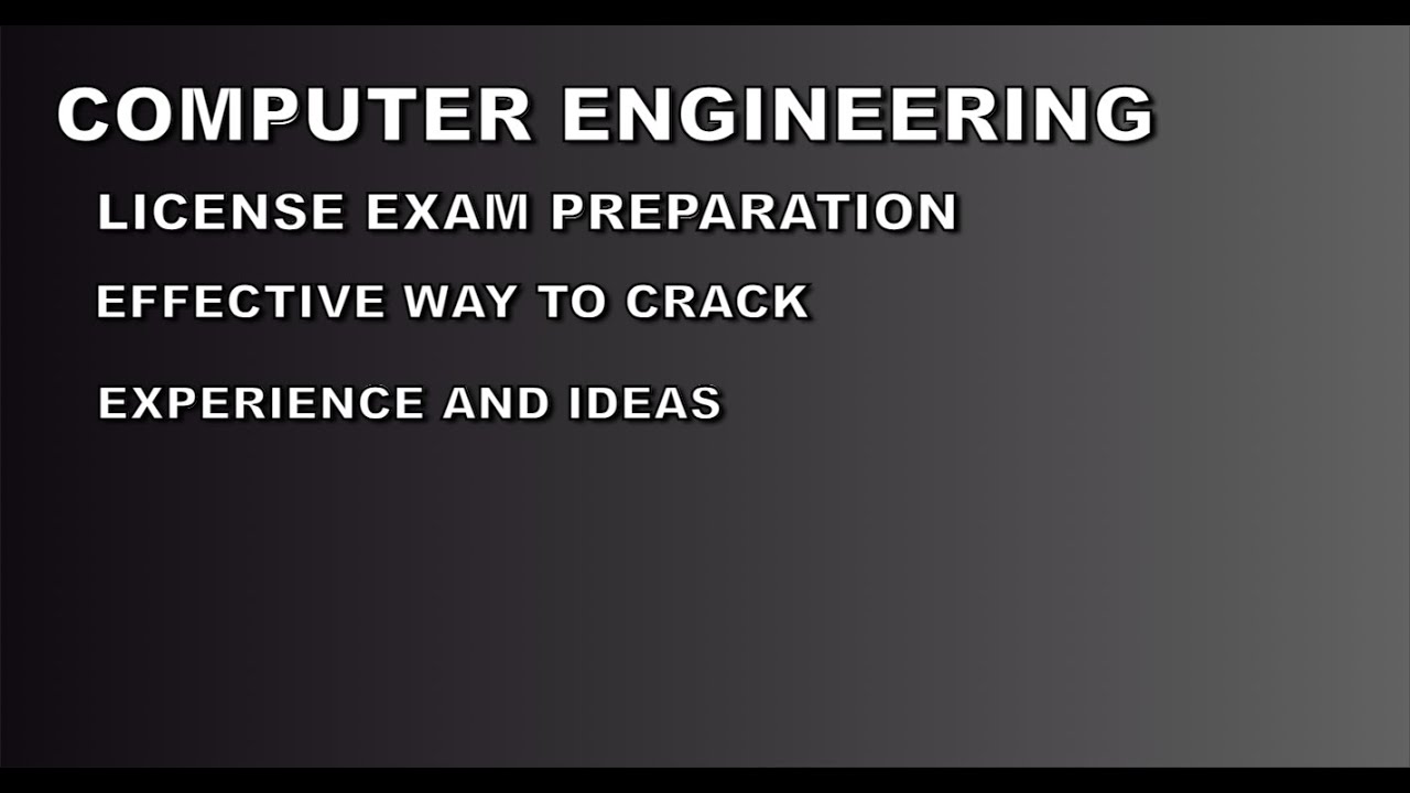 License Exam Preparation || Computer Engineering || Effective Way to Crack #nec #licesnseexam