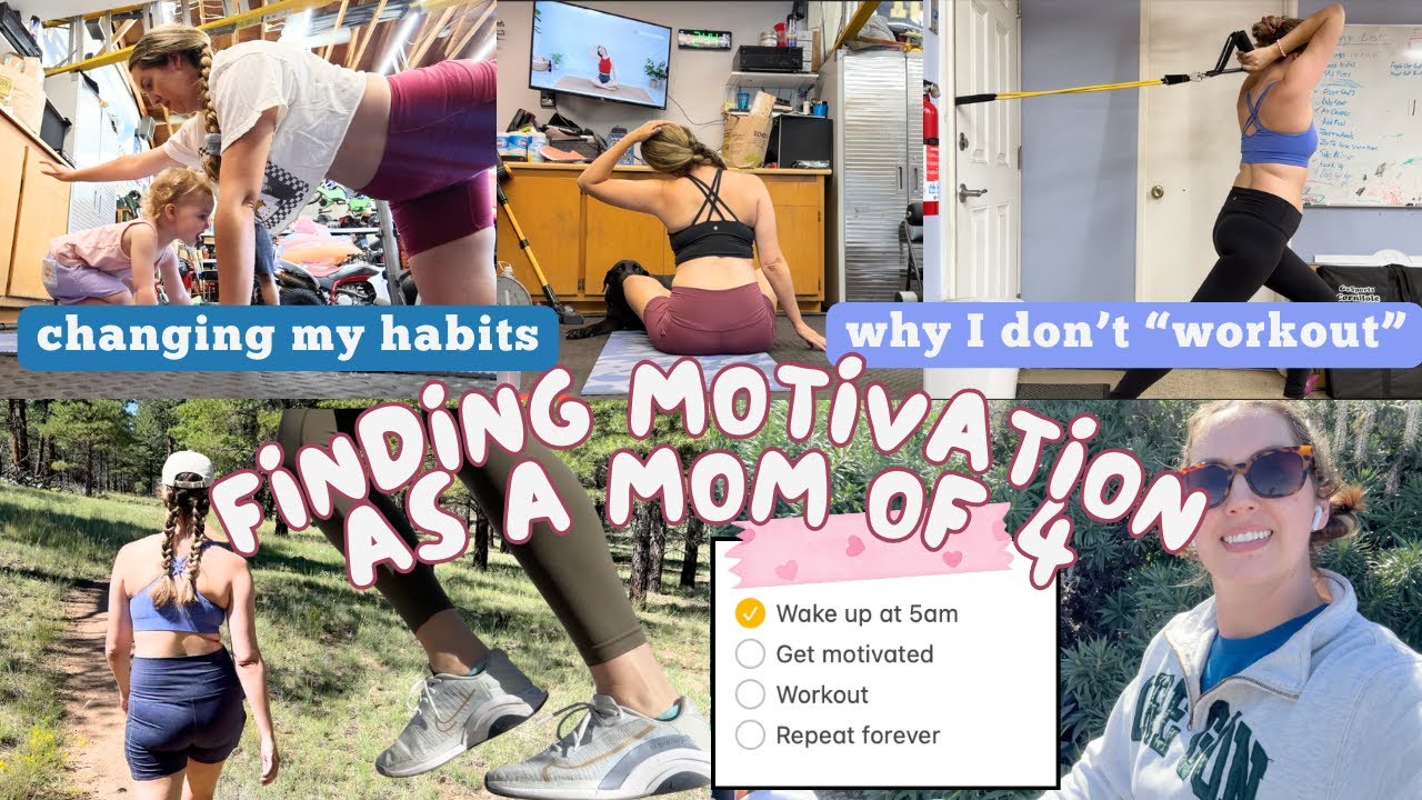 just a mom trying to stay active - why I don't workout as a mom of 4